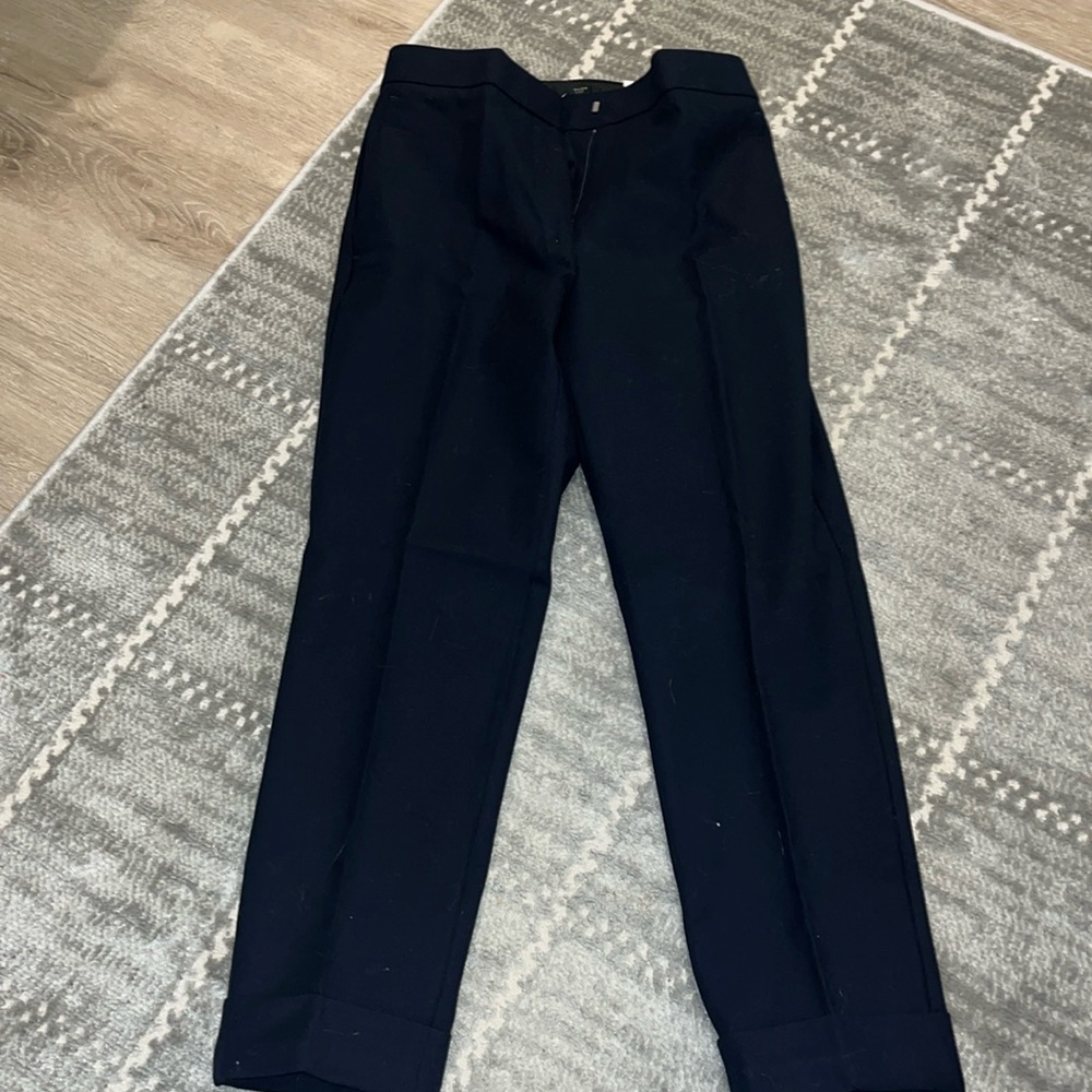 Ann Taylor high rise ankle dress pants. Navy size 2 curvy petite - NWT
